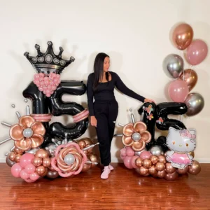 Classic Balloon Bouquet Kitty