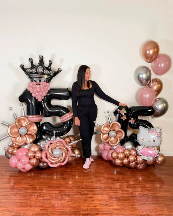 Classic Balloon Bouquet Kitty